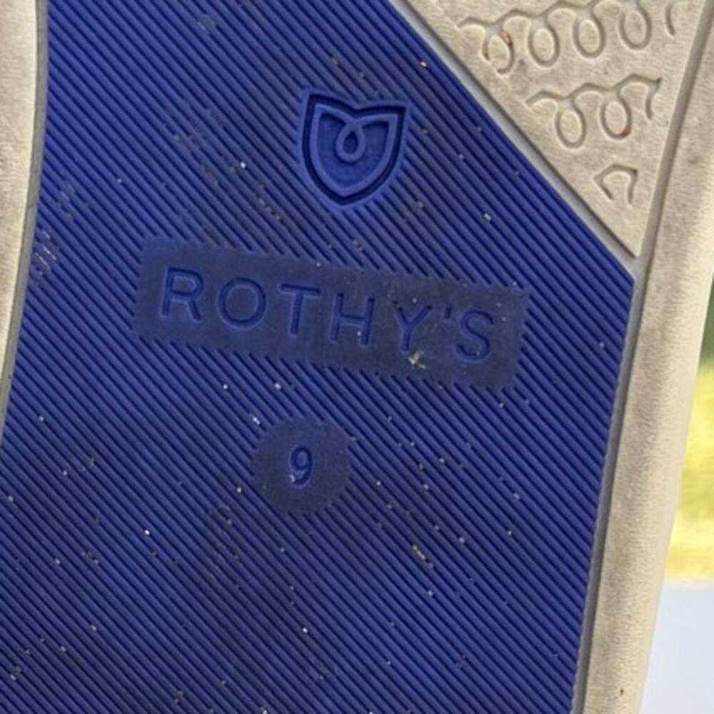 Women Rothy's Knit Skateboard Footbed Comfort Slip On Sneaker SZ 9 Brown Leopard - Picture 6 of 6